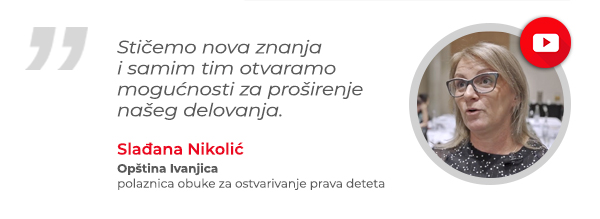 Stičemo nova znanja i samim tim otvaramo mogućnosti za proširenje našeg delovanja - Slađana Nikolić iz Ivanjice