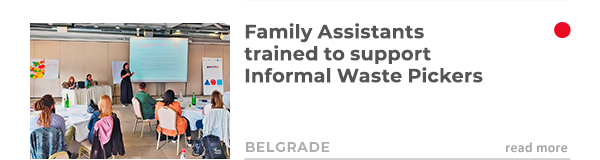 Family Assistants trained to support Informal Waste Pickers