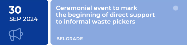 Ceremonial event to mark the beginning of direct support to informal waste pickers