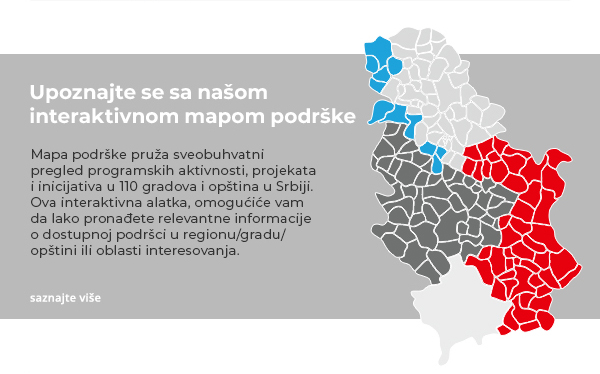 Upoznajte se sa našom interaktivnom mapom podrške